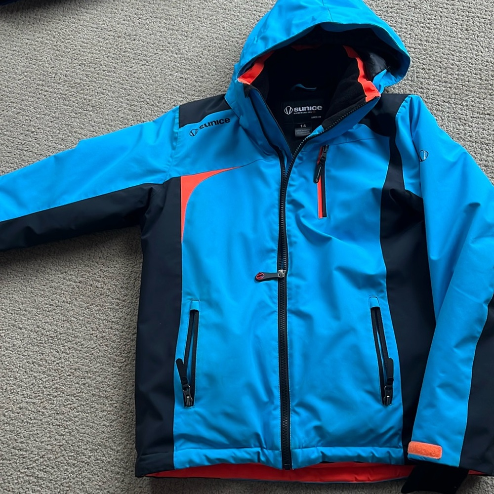 Boys waterproof winter ski jacket